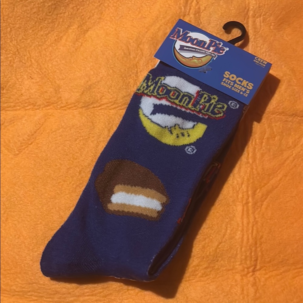 MoonPie silly odd Novelty Socks
